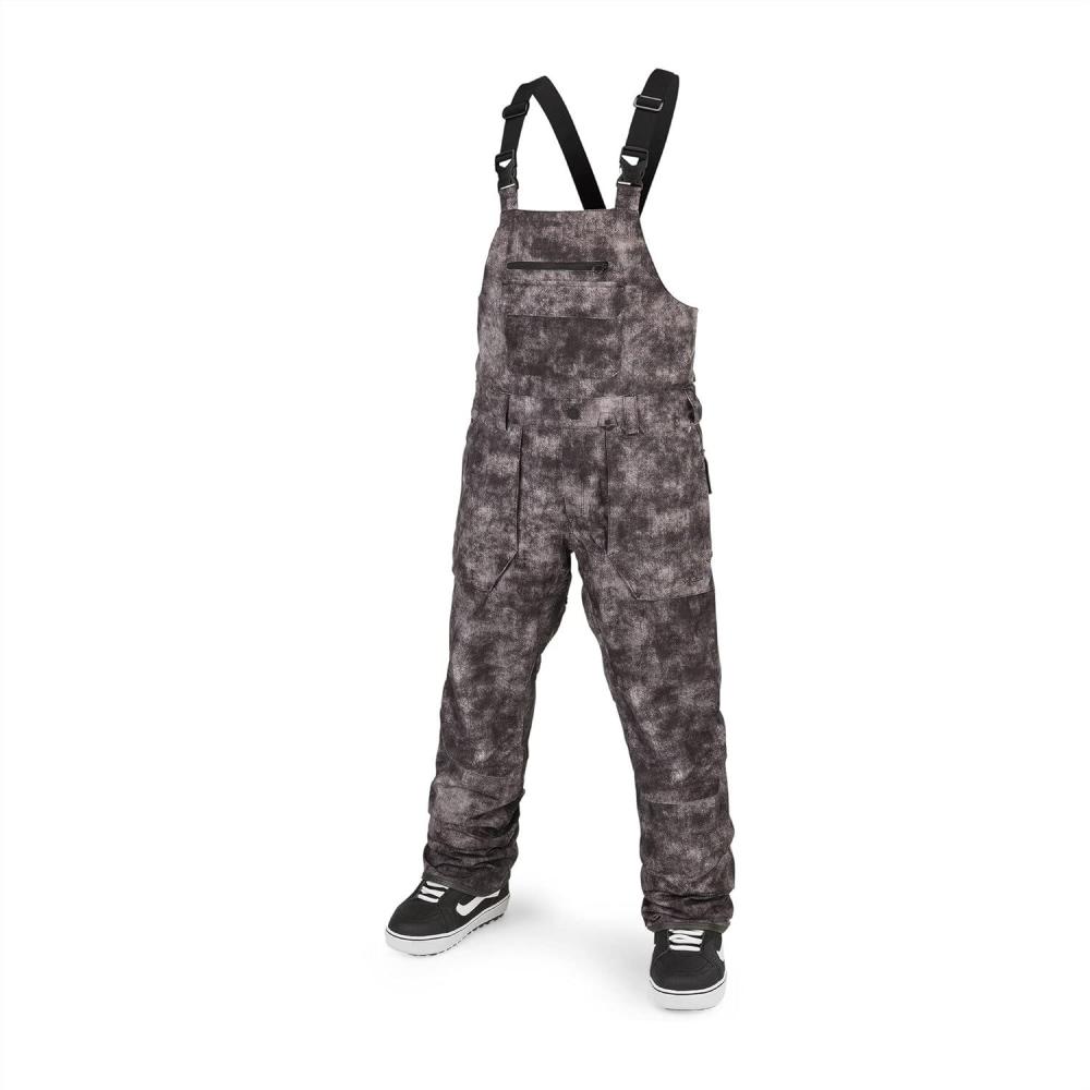 image:imageVolcom mens Roan Bib Overall Snowboard PantAcid Black