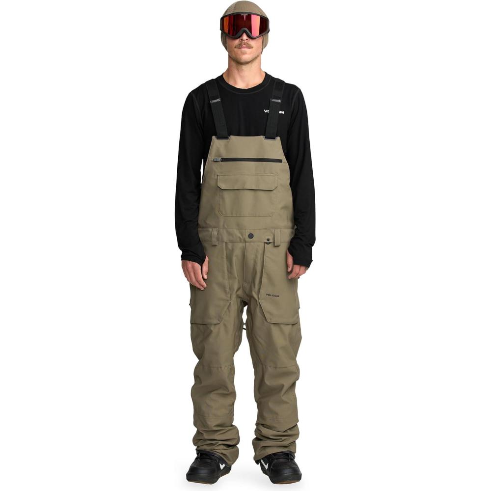 image:imageVolcom mens Roan Bib Overall Snowboard PantMilitary