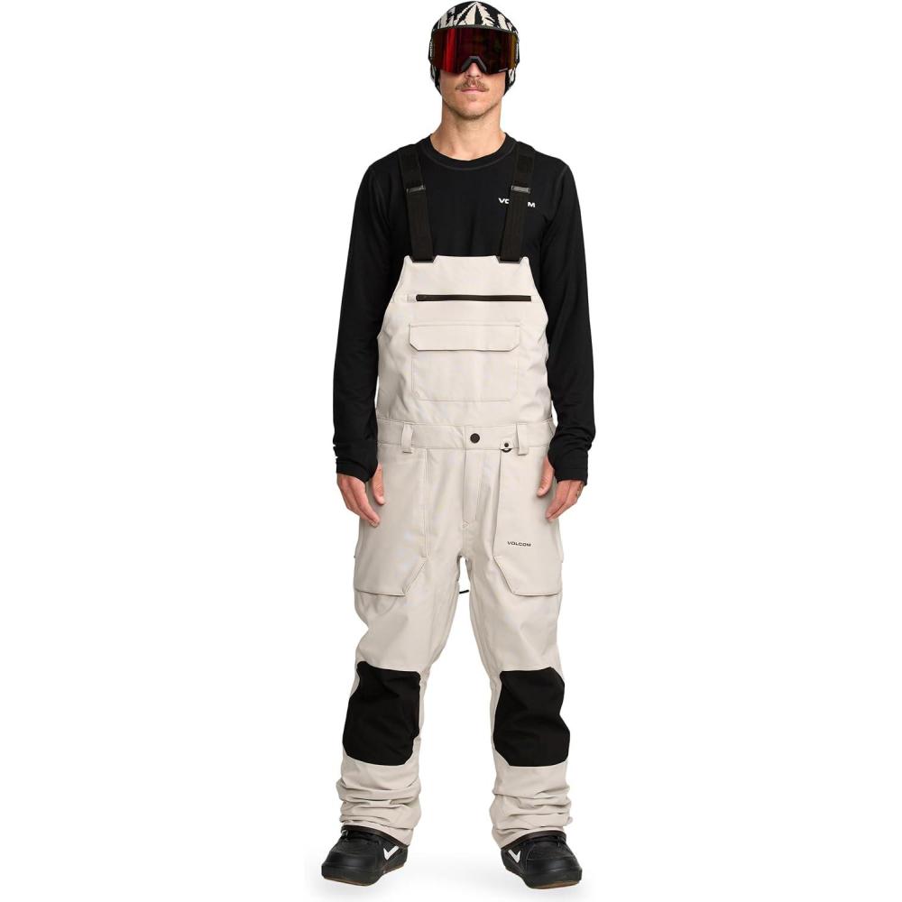 image:imageVolcom mens Roan Bib Overall Snowboard PantStone