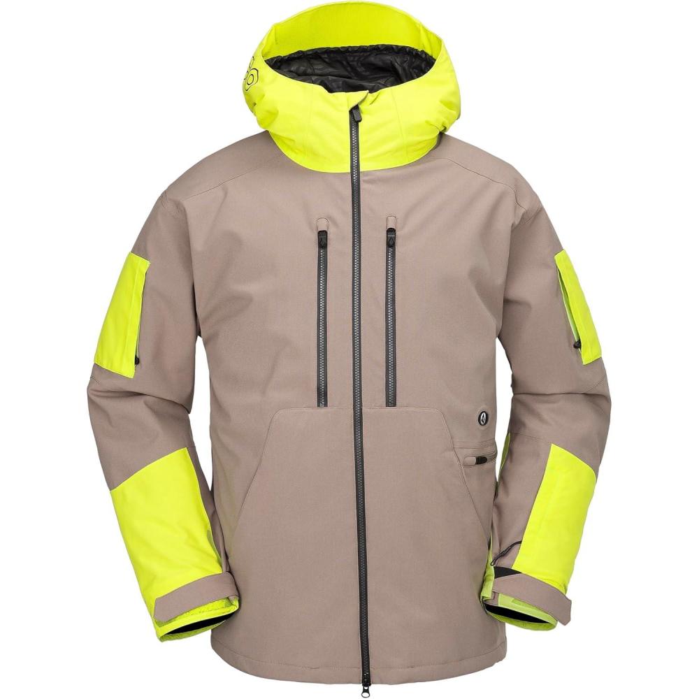 image:imageVolcom mens Wfo Insulated Snowboard Ski Baggy Fit Winter JacketChestnut Brown S5