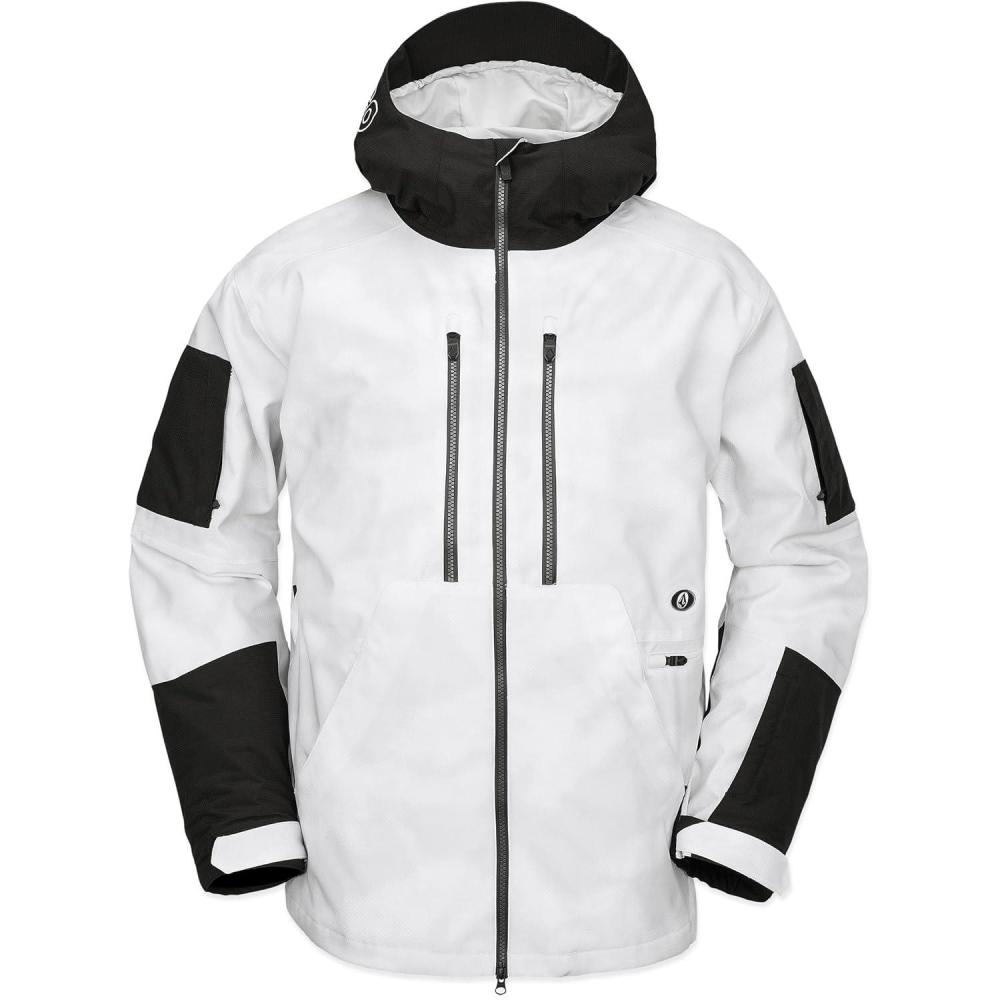 image:imageVolcom mens Wfo Insulated Snowboard Ski Baggy Fit Winter JacketWhite Camo S5