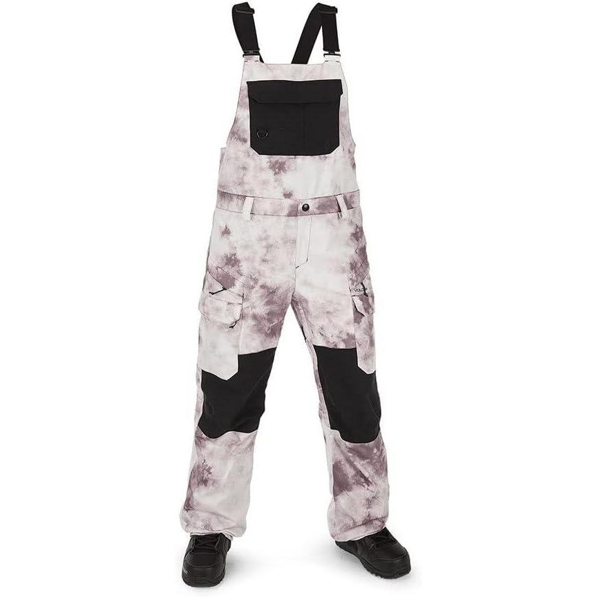image:imageVolcom womens Creston Stretch Snowboard Ski Bib Overall SnowpantMojave Tiedye S3