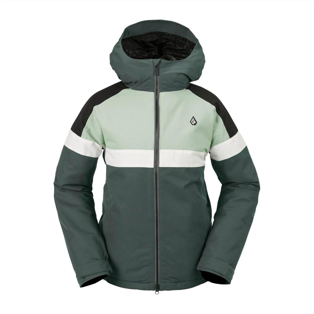 image:imageVolcom womens Lindy Insulated Snowboard Ski JacketEucalyptus S4