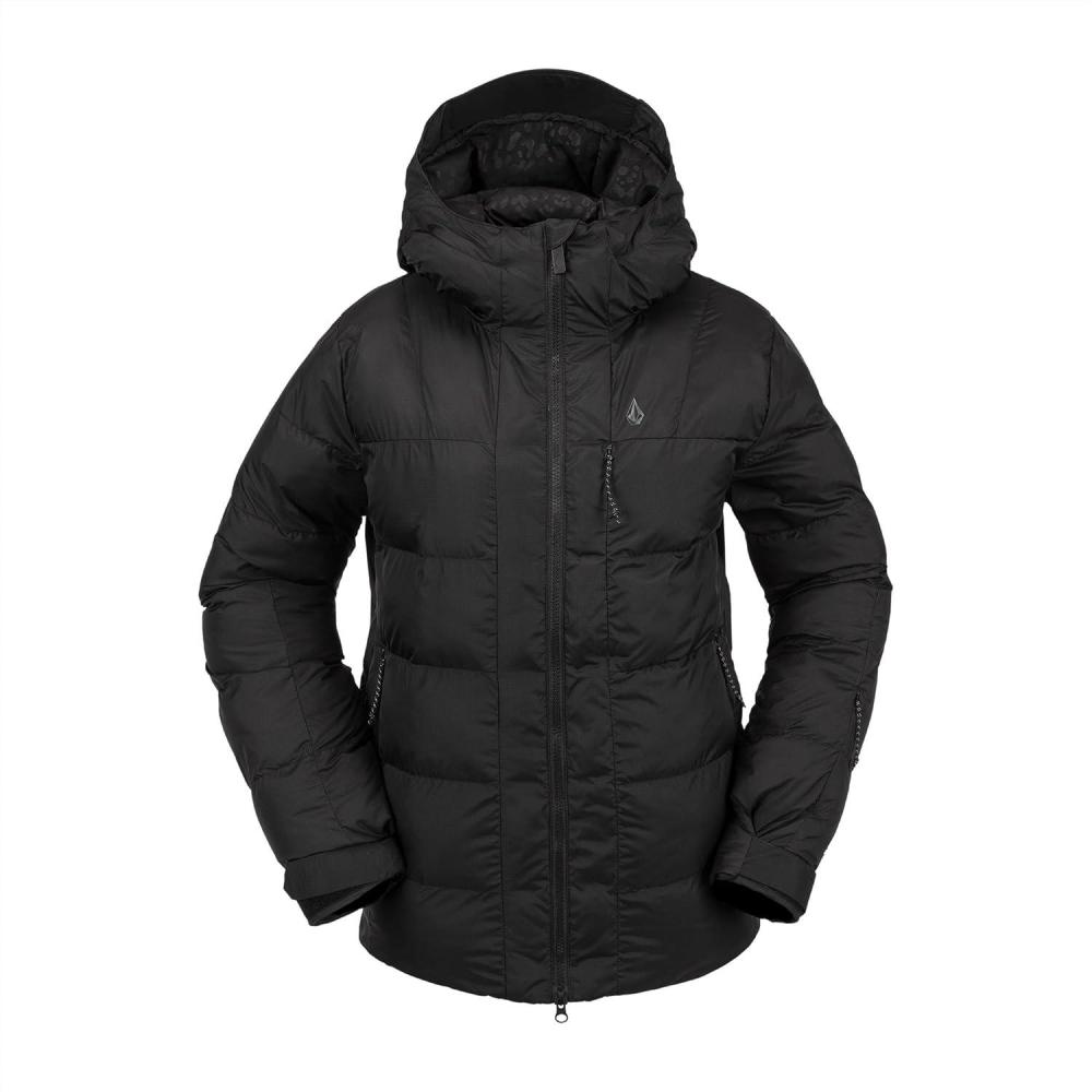 image:imageVolcom womens Puffleup Snowboard Ski Puffer Winter JacketBlack S4