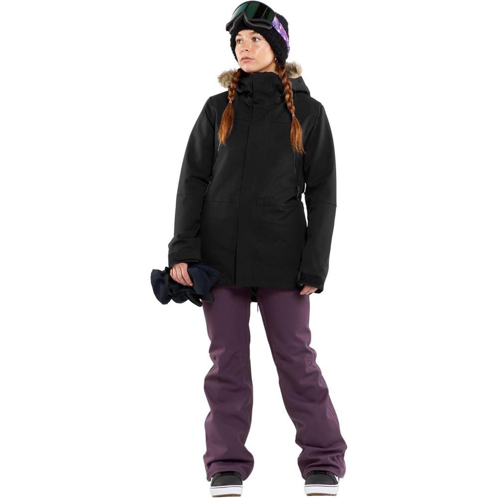 image:imageVolcom womens Species Stretch Snowboard Ski PantBlackberry S18