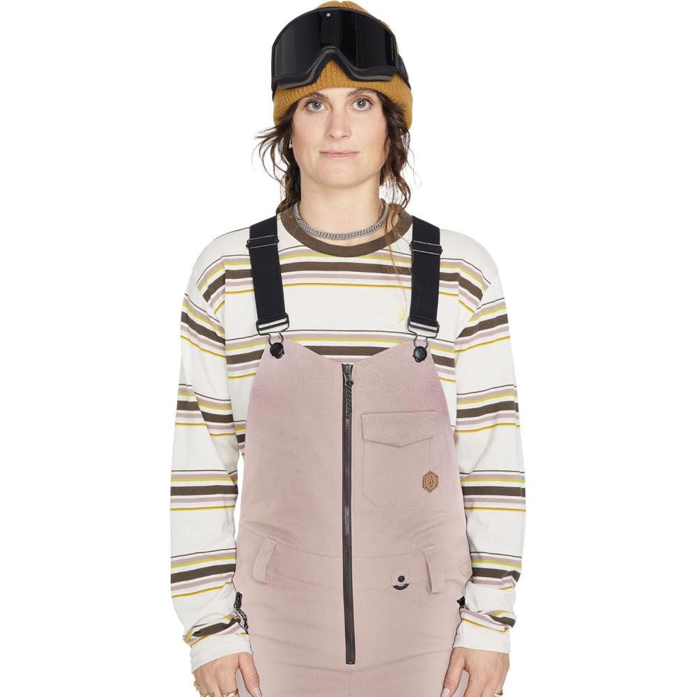 image:imageVolcom womens Swift Bib Overall SnowpantAmethyst Smoke S3