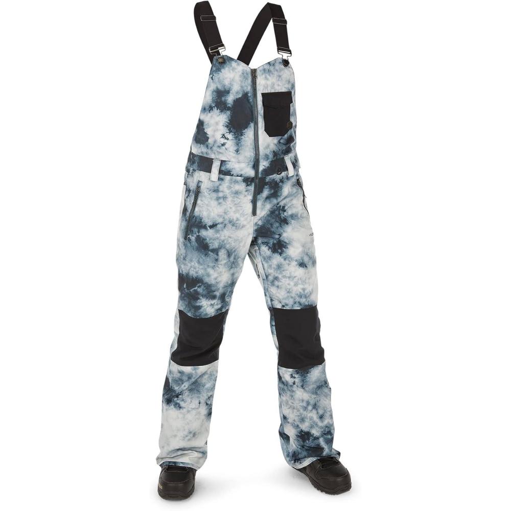 image:imageVolcom womens Swift Bib Overall SnowpantStorm Tiedye S3