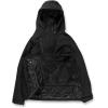 Volcom Men’s Brighton Pullover Anarok Hooded Snowboard Jacket(Black)