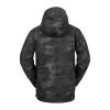 Volcom Men’s Brighton Pullover Anarok Hooded Snowboard Jacket(Black Camo)