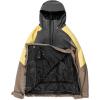 Volcom Men’s Brighton Pullover Anarok Hooded Snowboard Jacket(Chestnut Brown)