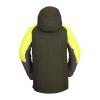 Volcom Men’s Brighton Pullover Anarok Hooded Snowboard Jacket(Dark Grey)
