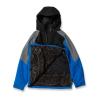 Volcom Men’s Brighton Pullover Anarok Hooded Snowboard Jacket(Electric Blue)