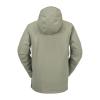 Volcom Men’s Brighton Pullover Anarok Hooded Snowboard Jacket(Light Military)