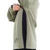 Volcom Men’s Brighton Pullover Anarok Hooded Snowboard Jacket(Light Military)