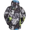 Volcom Men’s Brighton Pullover Anarok Hooded Snowboard Jacket(Tie Dye)