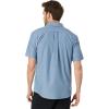 Volcom Mens Date Knight Short Sleeve Classic Fit Button Down Shirt(Chambray)