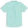 Volcom Mens Date Knight Short Sleeve Classic Fit Button Down Shirt(Crete Blue)
