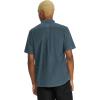 Volcom Mens Date Knight Short Sleeve Classic Fit Button Down Shirt(Dark Slate)