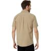 Volcom Mens Date Knight Short Sleeve Classic Fit Button Down Shirt(Khaki)