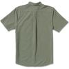 Volcom Mens Date Knight Short Sleeve Classic Fit Button Down Shirt(Light Olive)
