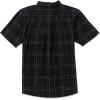 Volcom Mens Date Knight Short Sleeve Classic Fit Button Down Shirt(New Black)