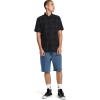 Volcom Mens Date Knight Short Sleeve Classic Fit Button Down Shirt(New Black)