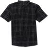 Volcom Mens Date Knight Short Sleeve Classic Fit Button Down Shirt(New Black)