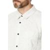 Volcom Mens Date Knight Short Sleeve Classic Fit Button Down Shirt(Off-white)