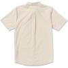 Volcom Mens Date Knight Short Sleeve Classic Fit Button Down Shirt(Pale Khaki)