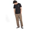 Volcom Men’s Deadly Stone Modern Fit Short Sleeve Tee(Black White Black)