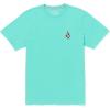 Volcom Men’s Deadly Stone Modern Fit Short Sleeve Tee(Dusty Aqua)