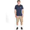 Volcom Men’s Deadly Stone Modern Fit Short Sleeve Tee(Navy White White)
