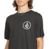 Volcom Men’s Deadly Stone Modern Fit Short Sleeve Tee(Stealth)