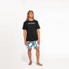 Volcom Mens Euro Logo Short Sleeve Tee(Black Ripper)