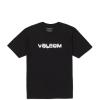 Volcom Mens Euro Logo Short Sleeve Tee(New Black)