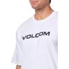 Volcom Mens Euro Logo Short Sleeve Tee(White)