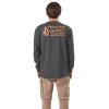 Volcom Mens Heavyweight Durable Cotton Long Sleeve T-Shirt(Black)