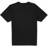 Volcom Mens Solid Stone Modern Fit Short Sleeve Tee(Black)