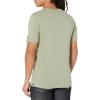 Volcom Mens Solid Stone Modern Fit Short Sleeve Tee(Seagrass Green)