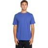 Volcom Mens Solid Stone Modern Fit Short Sleeve Tee(Ultramarine)