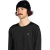 Volcom Mens V-Science Midweight Long Sleeve Thermal Base Layer Shirt – Quick Dry Thumbholes(Black)