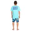 Volcom Men’s Viz Fray Short Sleeve Tee(Crete Blue)