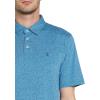 Volcom Men’s Wowzer Modern Fit Short Sleeve Polo Shirt(Biarritz Blue)