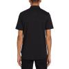 Volcom Men’s Wowzer Modern Fit Short Sleeve Polo Shirt(Black 3)