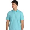 Volcom Men’s Wowzer Modern Fit Short Sleeve Polo Shirt(Poolside)