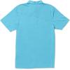 Volcom Men’s Wowzer Modern Fit Short Sleeve Polo Shirt(Turkish Blue)