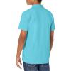 Volcom Men’s Wowzer Modern Fit Short Sleeve Polo Shirt(Turkish Blue)