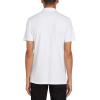 Volcom Men’s Wowzer Modern Fit Short Sleeve Polo Shirt(White Light)