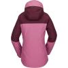 Volcom Womens Bolt Insulated Snowboard Ski Winter Hooded Jacket(Blurred Violet)