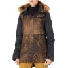 Volcom Women’s Fawn Insulated Snowboard Ski Winter Hooded Jacket(Black Combo)